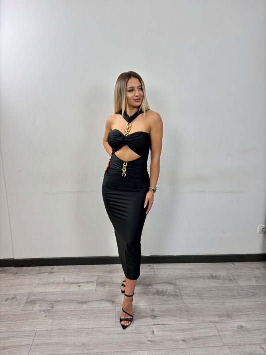 Rochie de ocazie neagra eleganta