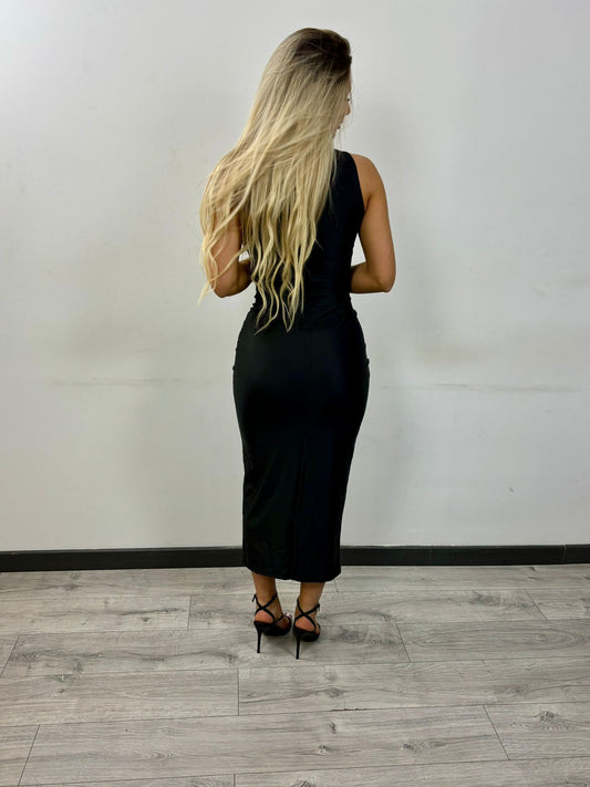 Rochie de ocazie neagra eleganta